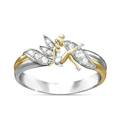Crystal Angel Ring