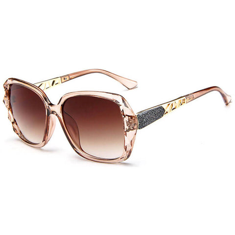 Brown Transparent Sunglasses