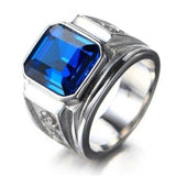 Gold Black Stone Ring